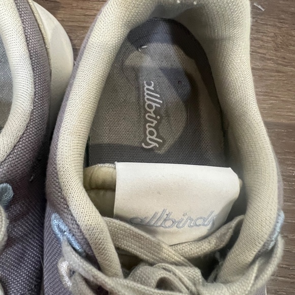 Allbirds Courier Womens Casual Sneakers Gray/Cream Sz 5 - Picture 3 of 9